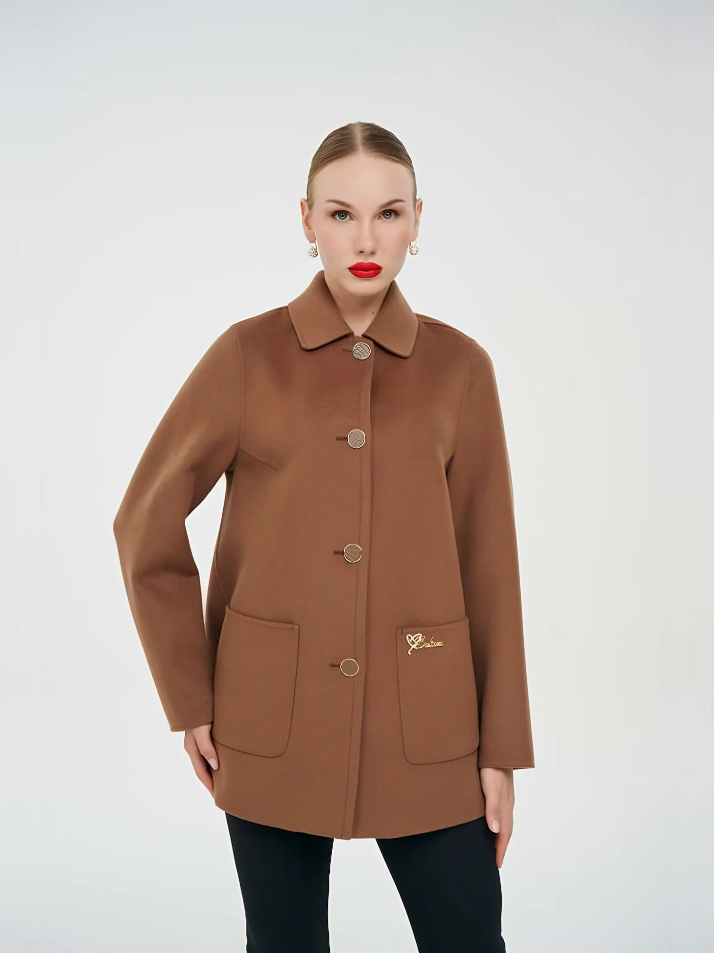 Buttoned Short Coat — BALIZZA
