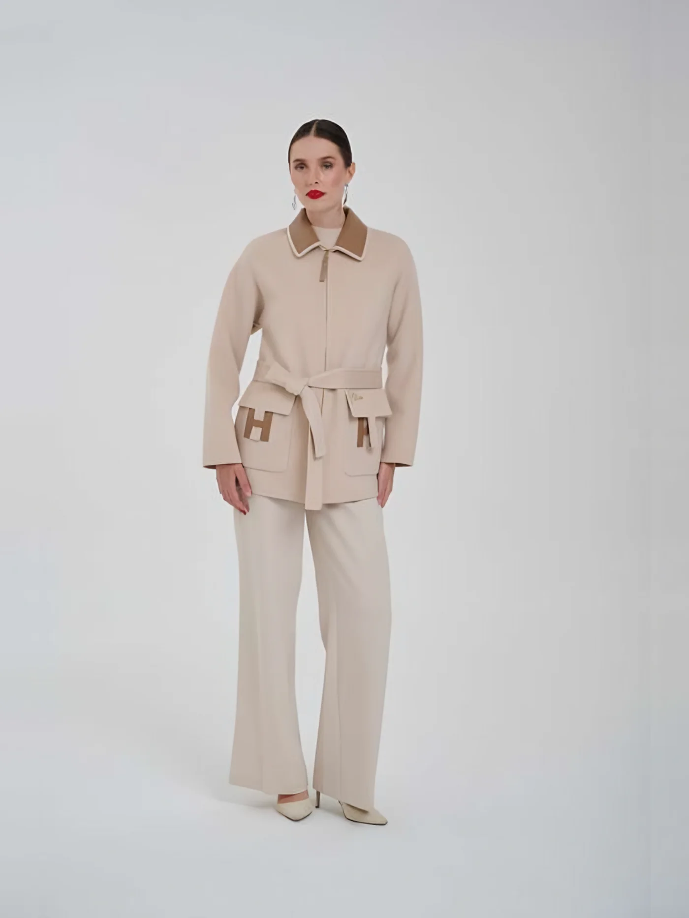 Belted Short Jacket — BALIZZA