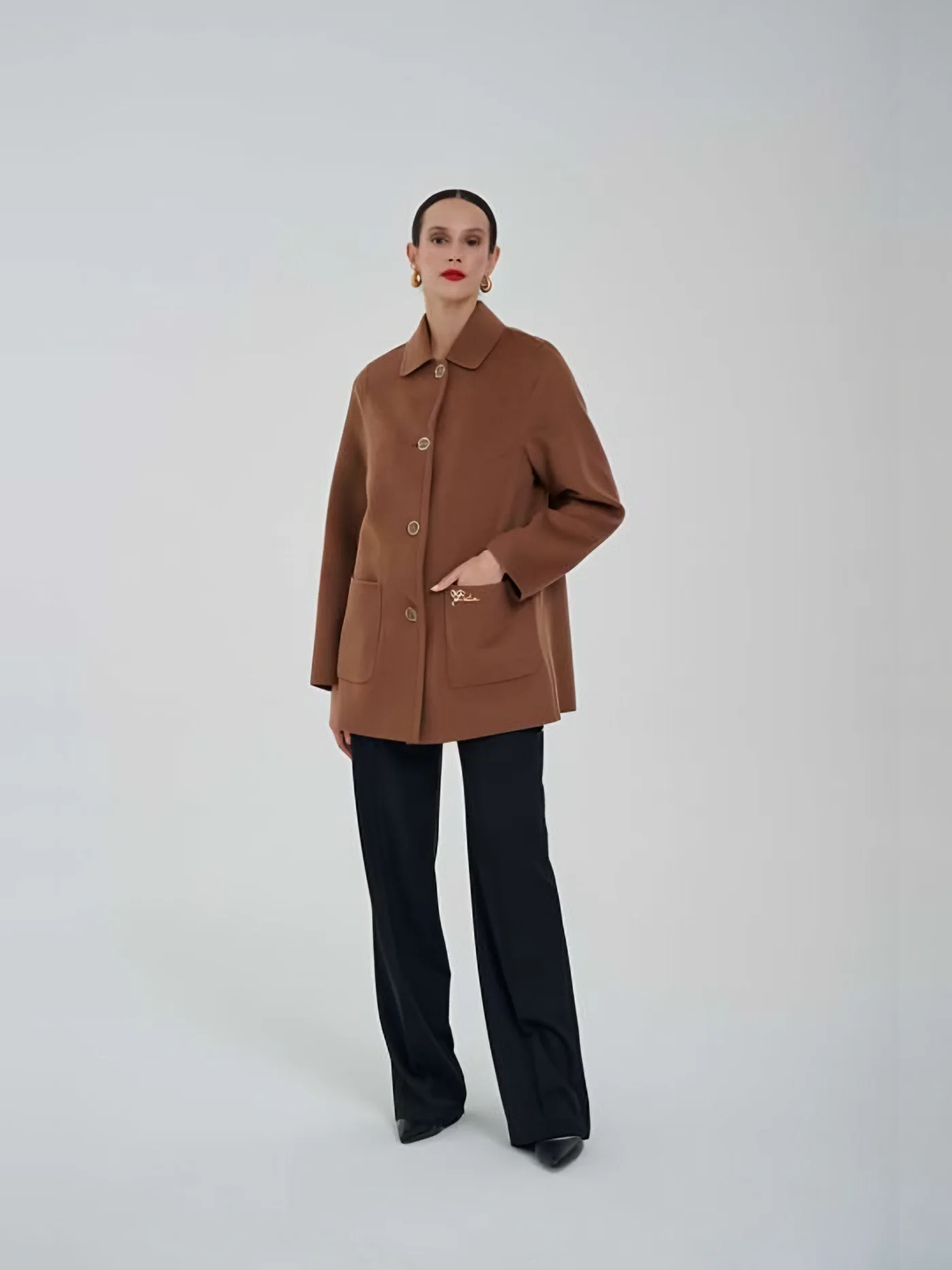 Buttoned Short Coat — BALIZZA