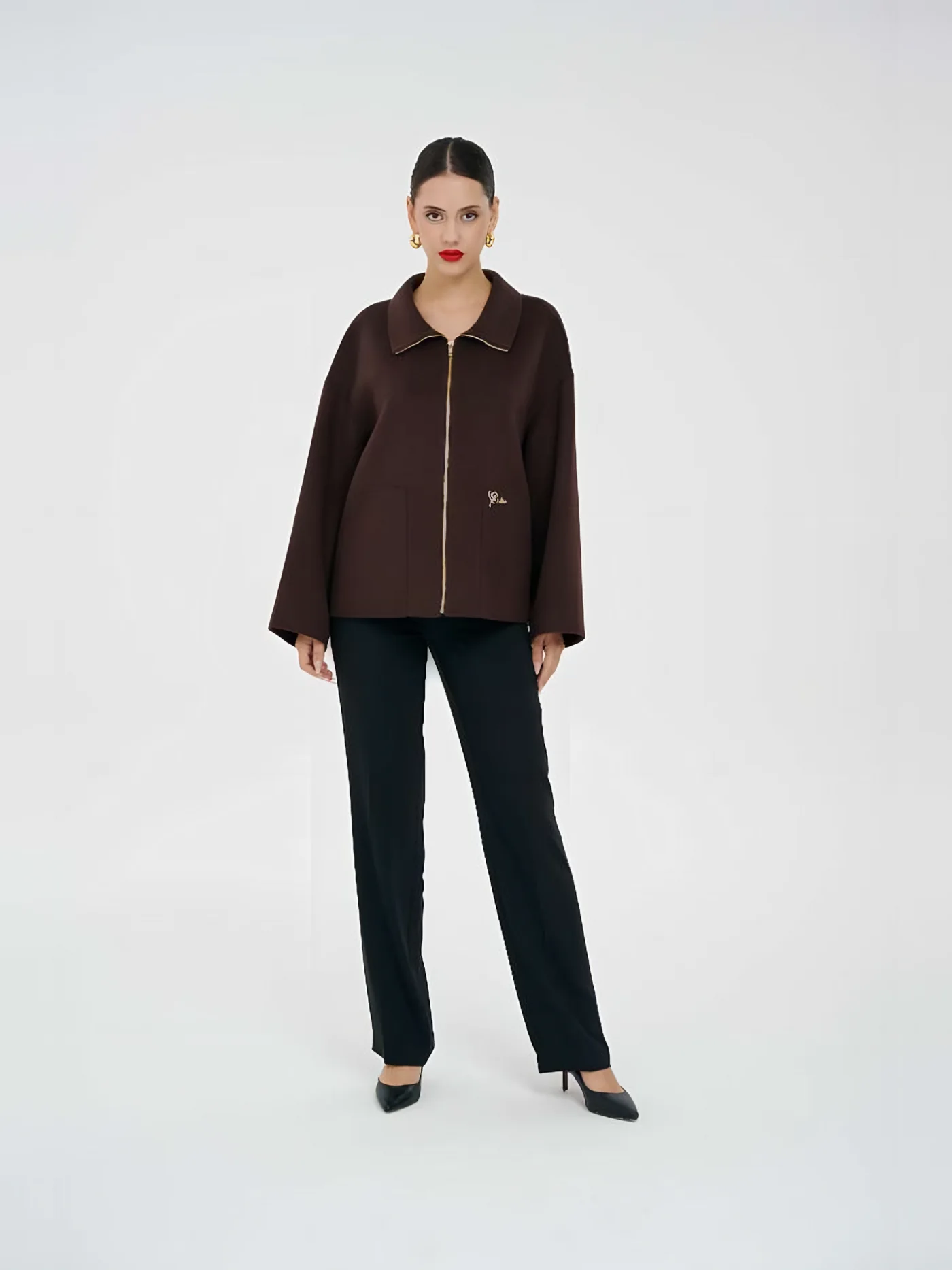 Zip Short Coat — BALIZZA