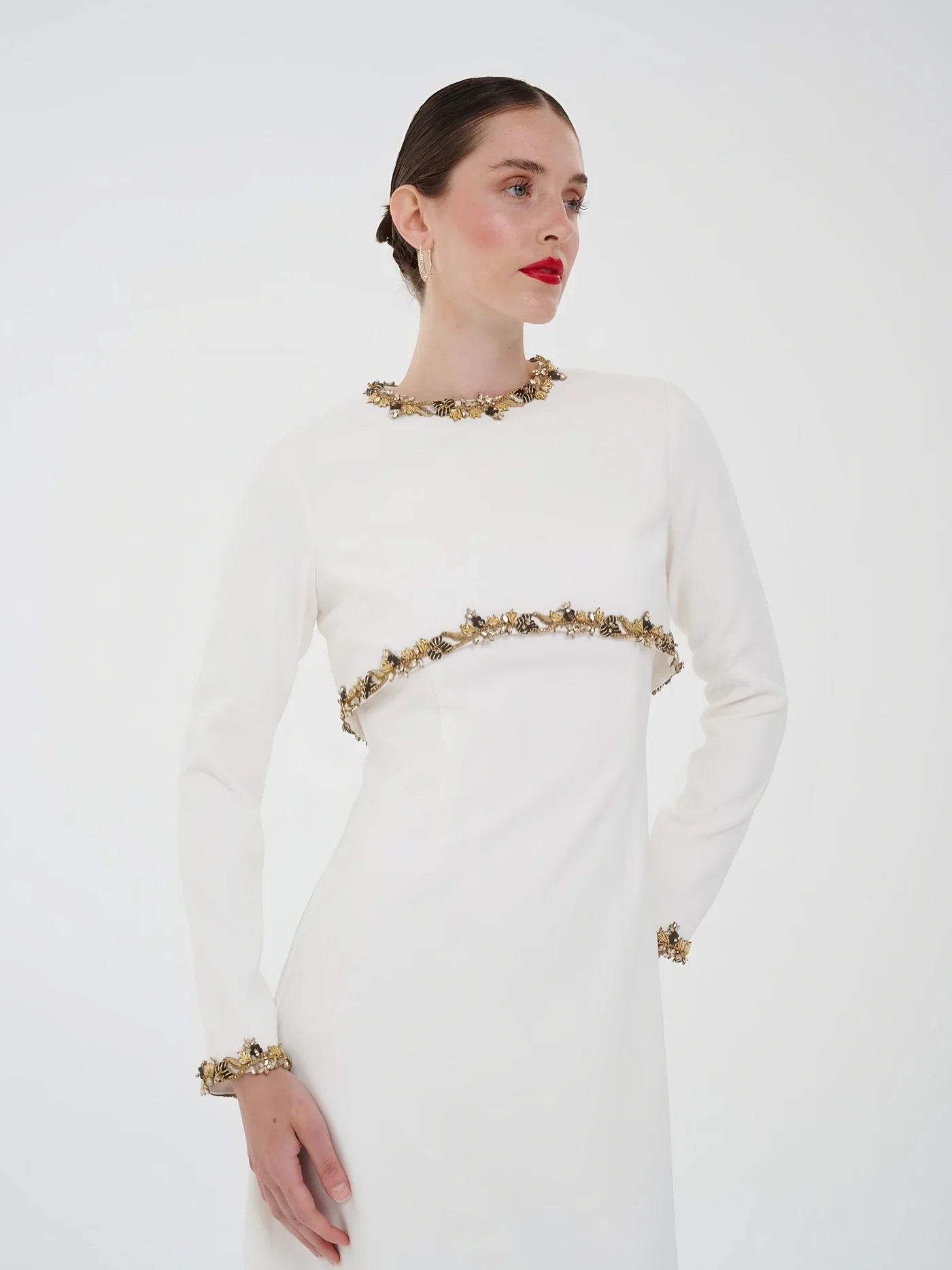 Jewel-Trim Gown — model wearing · 2/3